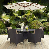 Convene 2 Piece Outdoor Patio Dining Set by Lefancy