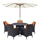 Convene 7 Piece Outdoor Patio Dining Set by Lefancy