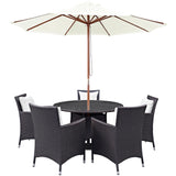 Convene 7 Piece Outdoor Patio Dining Set by Lefancy