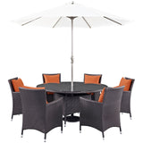 Convene 8 Piece Outdoor Patio Dining Set by Lefancy