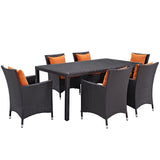 Convene 7 Piece Outdoor Patio Dining Set by Lefancy