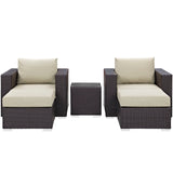 Convene 5 Piece Outdoor Patio Sectional Set by Lefancy