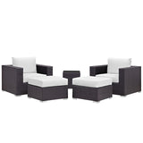 Convene 5 Piece Outdoor Patio Sectional Set by Lefancy