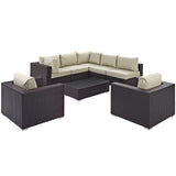 Convene 8 Piece Outdoor Patio Sectional Set by Lefancy