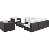 Convene 8 Piece Outdoor Patio Sectional Set by Lefancy