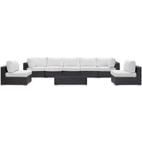 Convene 8 Piece Outdoor Patio Sectional Set by Lefancy