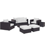 Convene 8 Piece Outdoor Patio Sectional Set by Lefancy