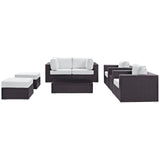 Convene 8 Piece Outdoor Patio Sectional Set by Lefancy