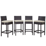 Convene 4 Piece Outdoor Patio Pub Set by Lefancy