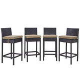 Convene 4 Piece Outdoor Patio Pub Set by Lefancy