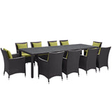 Convene 11 Piece Outdoor Patio Dining Set by Lefancy