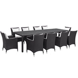 Convene 11 Piece Outdoor Patio Dining Set by Lefancy