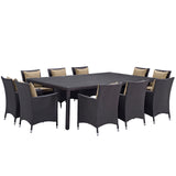 Convene 11 Piece Outdoor Patio Dining Set by Lefancy