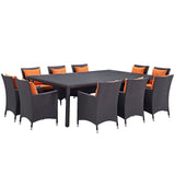 Convene 11 Piece Outdoor Patio Dining Set by Lefancy