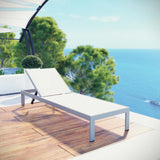 Shore Outdoor Patio Aluminum Mesh Chaise by Lefancy