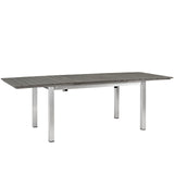 Shore Outdoor Patio Aluminum Dining Table by Lefancy