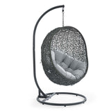 Hide Outdoor Patio Swing Chair With Stand by Lefancy