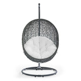 Hide Outdoor Patio Swing Chair With Stand by Lefancy