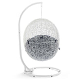 Hide Outdoor Patio Swing Chair With Stand by Lefancy