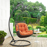 Arbor Outdoor Patio Wood Swing Chair by Lefancy