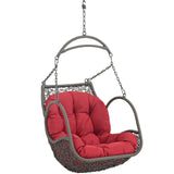 Arbor Outdoor Patio Wood Swing Chair by Lefancy