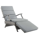 Envisage Chaise Outdoor Patio Wicker Rattan Lounge Chair by Lefancy