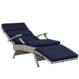 Envisage Chaise Outdoor Patio Wicker Rattan Lounge Chair by Lefancy