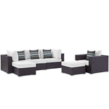 Convene 6 Piece Outdoor Patio Sectional Set by Lefancy