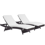 Convene Outdoor Patio Chaise Set of 2 by Lefancy