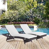 Convene Outdoor Patio Chaise Set of 2 by Lefancy