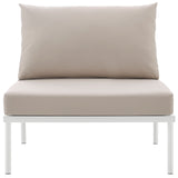 Harmony Armless Outdoor Patio Aluminum Chair by Lefancy