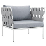 Harmony Outdoor Patio Aluminum Armchair by Lefancy