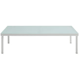 Harmony Outdoor Patio Aluminum Coffee Table by Lefancy