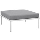 Harmony Outdoor Patio Aluminum Ottoman by Lefancy