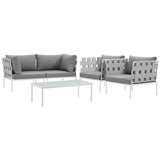 Harmony 5Piece Outdoor Patio Aluminum Sectional Sofa Set by Lefancy