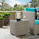 Repose Outdoor Patio Side Table by Lefancy