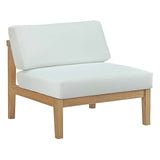 Bayport Outdoor Patio Teak Armless by Lefancy