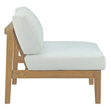 Bayport Outdoor Patio Teak Armless by Lefancy