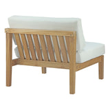 Bayport Outdoor Patio Teak Armless by Lefancy