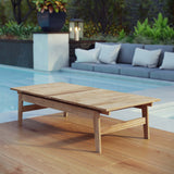 Bayport Outdoor Patio Teak Coffee Table by Lefancy