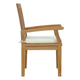 Marina Outdoor Patio Teak Dining Chair by Lefancy