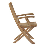Marina Outdoor Patio Teak Folding Chair by Lefancy