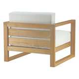 Upland Outdoor Patio Teak Armchair by Lefancy