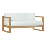 Upland Outdoor Patio Teak Sofa by Lefancy
