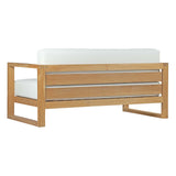Upland Outdoor Patio Teak Sofa by Lefancy