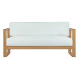 Upland Outdoor Patio Teak Sofa by Lefancy
