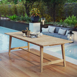 Dorset Outdoor Patio Teak Dining Table by Lefancy