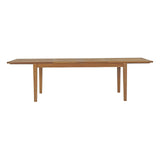 Marina Extendable Outdoor Patio Teak Dining Table by Lefancy