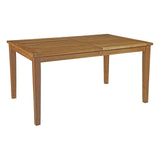 Marina Outdoor Patio Teak Dining Table by Lefancy