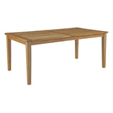 Marina Outdoor Patio Teak Dining Table by Lefancy